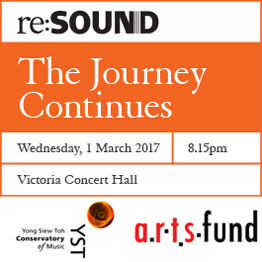 1 MARCH 2017
WEDNESDAY
8:15pm
VICTORIA CONCERT HALL