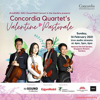 Sunday, 14 February 2021
National Orchid Garden, Singapore Botanic Gardens
Live audio streams at 4pm, 5pm, 6pm