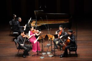 Concordia Quartet with Melvyn Tan on 11 March 2023 at Victoria Concert Hall