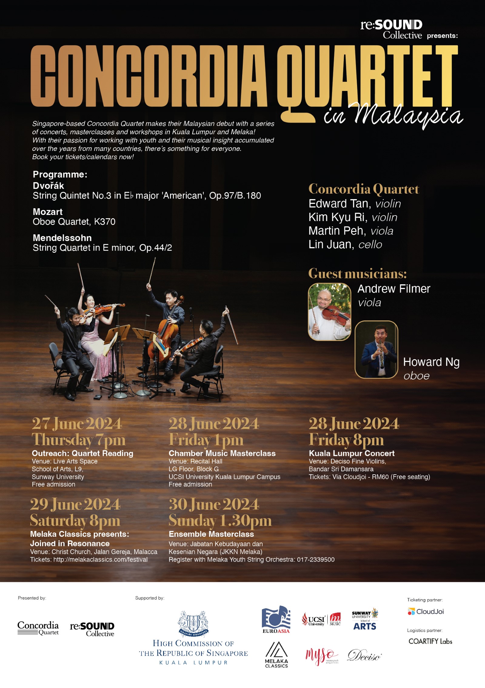 Concordia Quartet in Malaysia