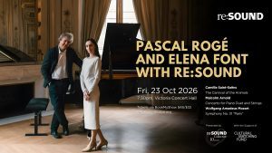 Pascal Rogé and Elena Font with re:Sound