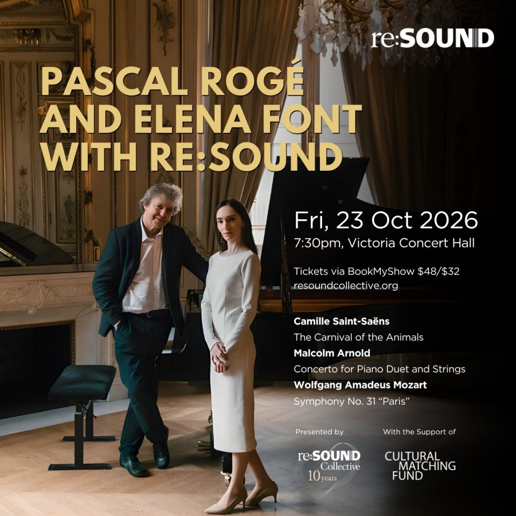 Pascal Rogé and Elena Font with re:Sound